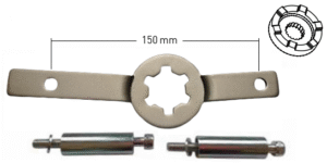 TOOL FOR LOCKING THE FRONT PULLEY SCOOTER 50 CHINESE engines