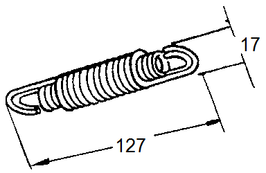 BUZZETTI Molla cavalletto laterale - Compatibile con motore