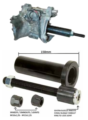 ATTREZZO PER MONTARE L'ALBERO MOTORE NEL SEMICARTER