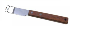 STAINLESS STEEL SCRAPER A = mm. 10