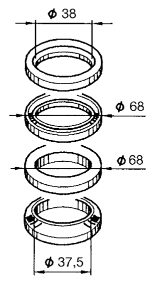 SERIE STERZO APRILIA SPORT-CITY 125/150/200 - APRILIA SCARABEO 125/150/200 - LEONARDO 125/150/250/300