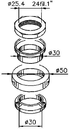 thumbnail image 2 of Throttle Ring Spacer Set For Kymco Agility MMC 50 (4-Stroke) – 2/3/4/5mm, Steel, Easy Mount 2 of 4