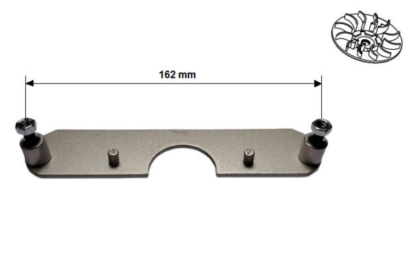 ATTREZZO PER BLOCCARE LA PULEGGIA ANTERIORE SYM/PEUGEOT 125/150cc.